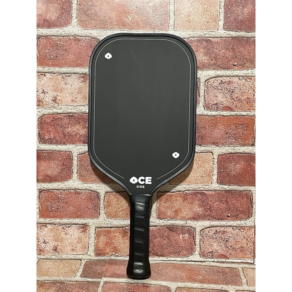 ACE CLUB Pickleball Paddle Black Carbon Fiber USA Approved